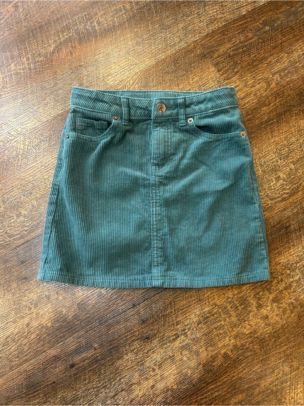 Cat & Jack Green Corduroy Mini Skirt